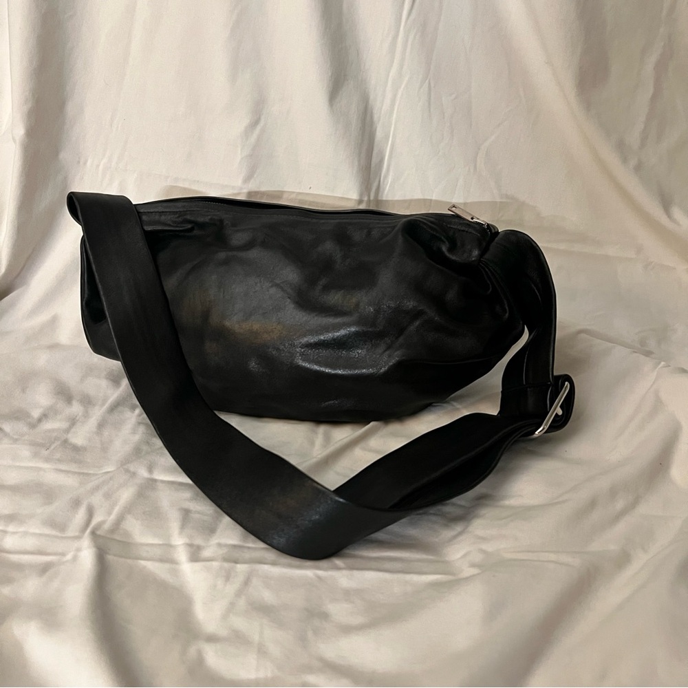 COS Black Leather Crossbody Bag